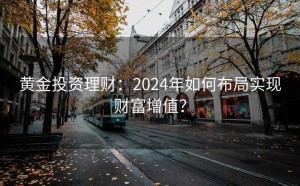 黄金投资理财:2024年如何布局实现财富增值?