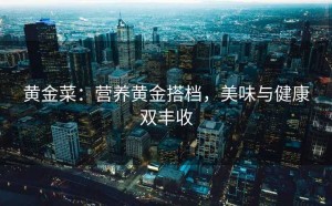黄金菜:营养黄金搭档,美味与健康双丰收