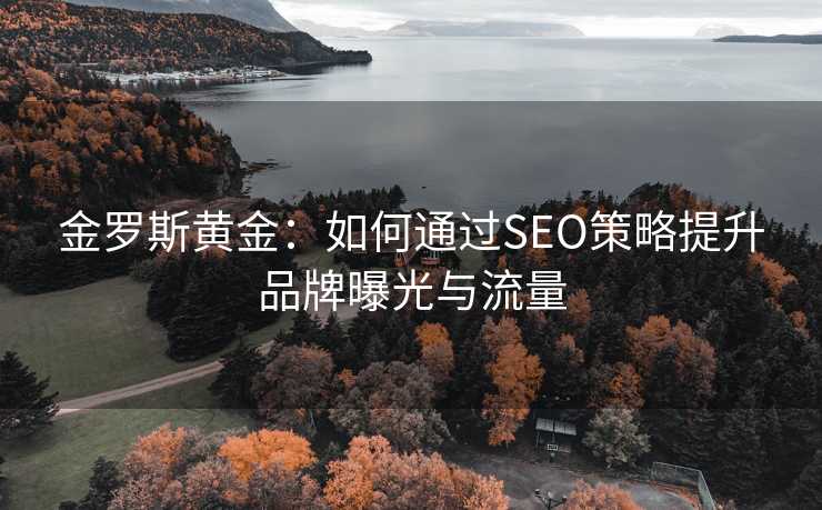 金罗斯黄金：如何通过SEO策略提升品牌曝光与流量