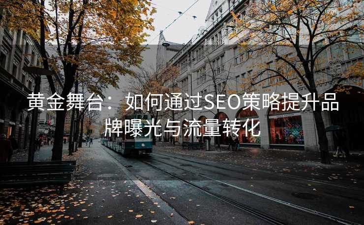 黄金舞台：如何通过SEO策略提升品牌曝光与流量转化