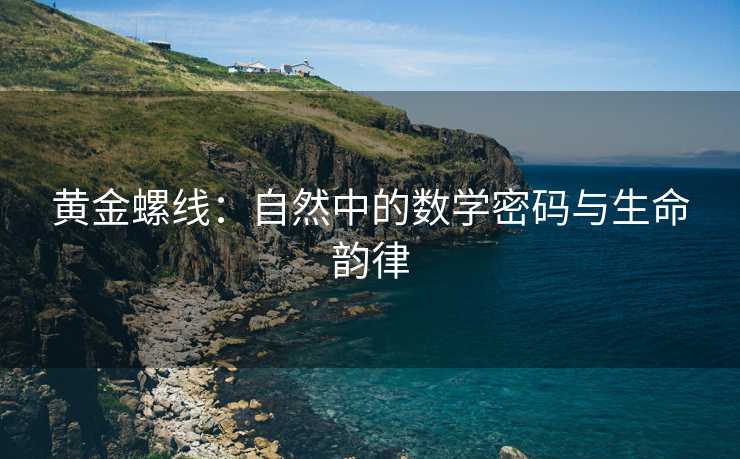 黄金螺线:自然中的数学密码与生命韵律 黄金螺线:自然中的数学密码与生命韵律