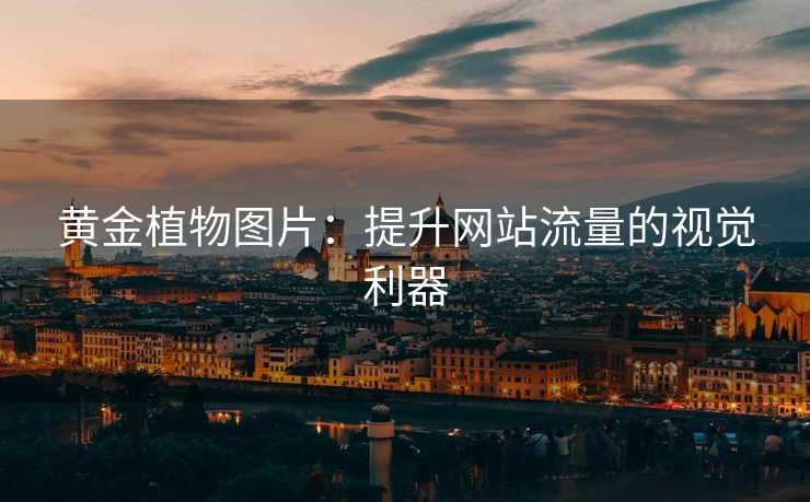黄金植物图片:提升网站流量的视觉利器 黄金植物图片:提升网站流量的视觉利器